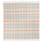 Beige Check Baby Blanket, 1, hi-res
