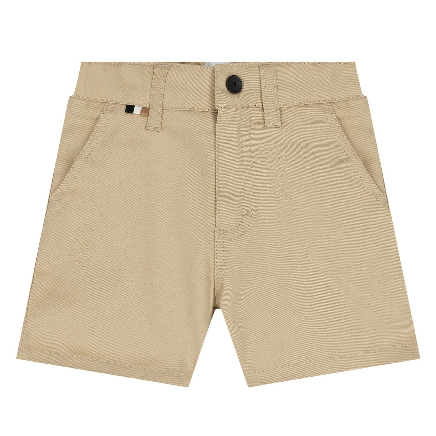 Younger Boys Beige Shorts, 1, hi-res