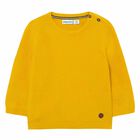 Younger Boys Yellow Knitted Jumper, 2, hi-res