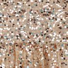 فستان بنات من التول مزين بالترتر  باللون الذهبي , 2, hi-res