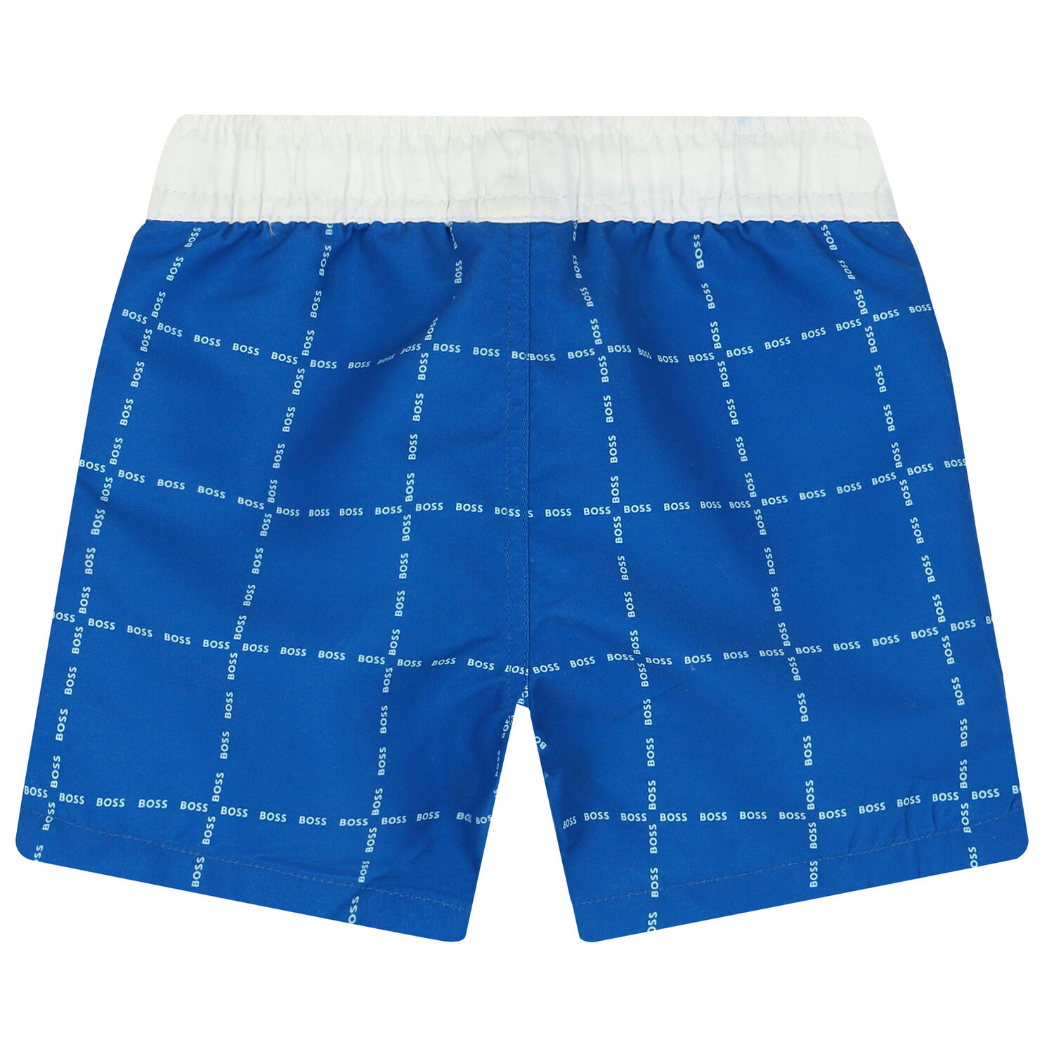 Younger Boys Blue Logo Swim Shorts, 2, hi-res image number null