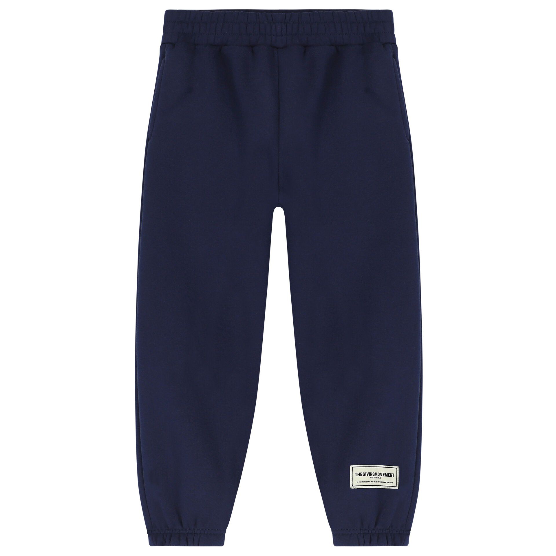 The Giving Movement Navy Blue Logo Joggers Junior Couture