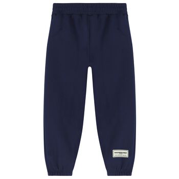 Navy Blue Logo Joggers