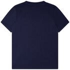 Boys Navy Logo T-Shirt, 1, hi-res