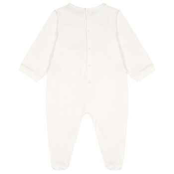Ivory & Gold Logo Babygrow