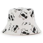 Baby Girls Pink & White Choupette Reversible Bucket Hat, 1, hi-res