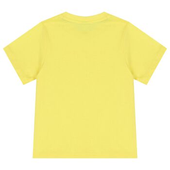 Younger Boys Yellow Logo T-Shirt