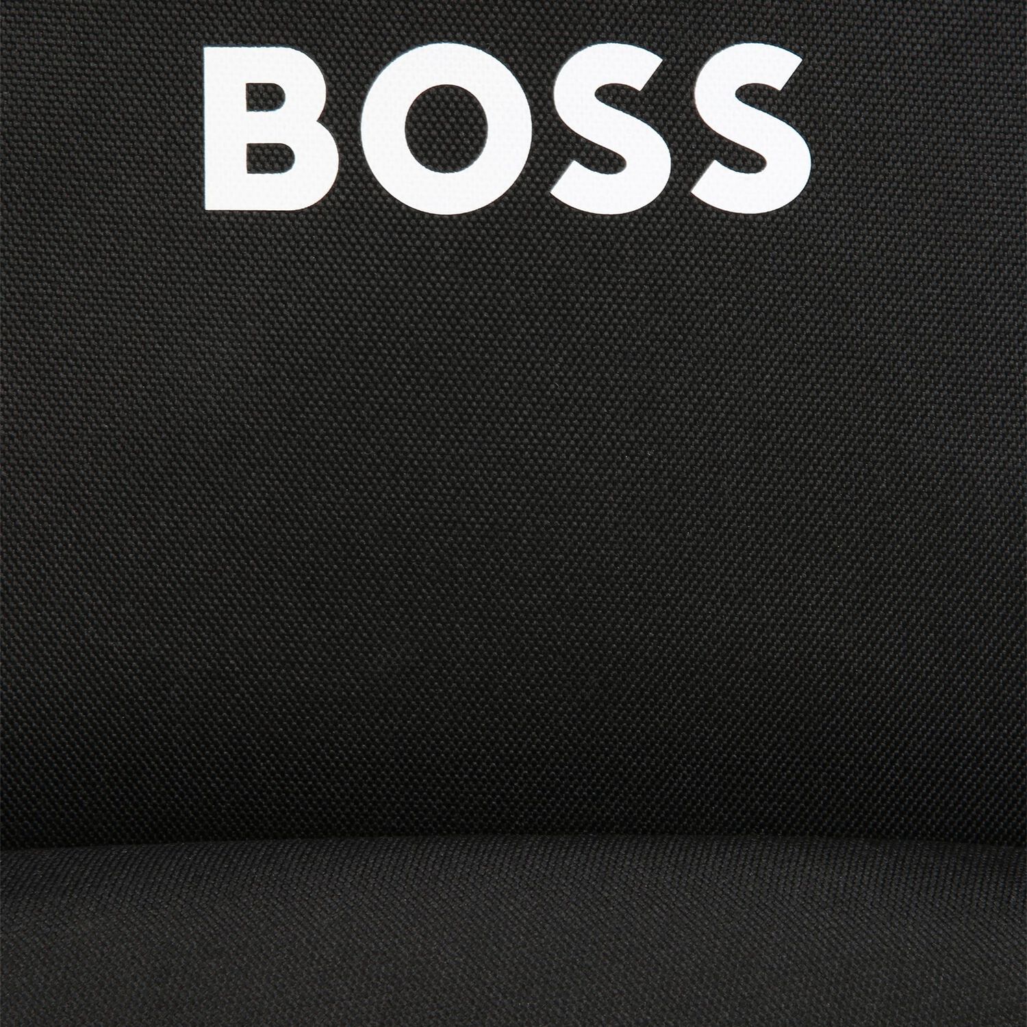 Boys Black Logo Backpack ( 42cm ), 1, hi-res