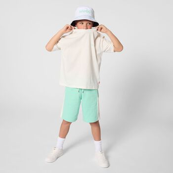Boys White Logo T-Shirt