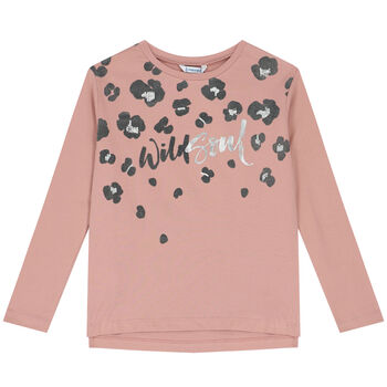 Girls Pink Long Sleeve Top