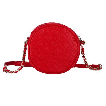 Girls Red Logo Shoulder Bag