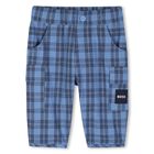 Baby Boys Blue Logo Trouser Set, 1, hi-res