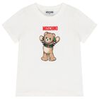 Ivory Christmas Teddy Bear Logo T-Shirt, 1, hi-res