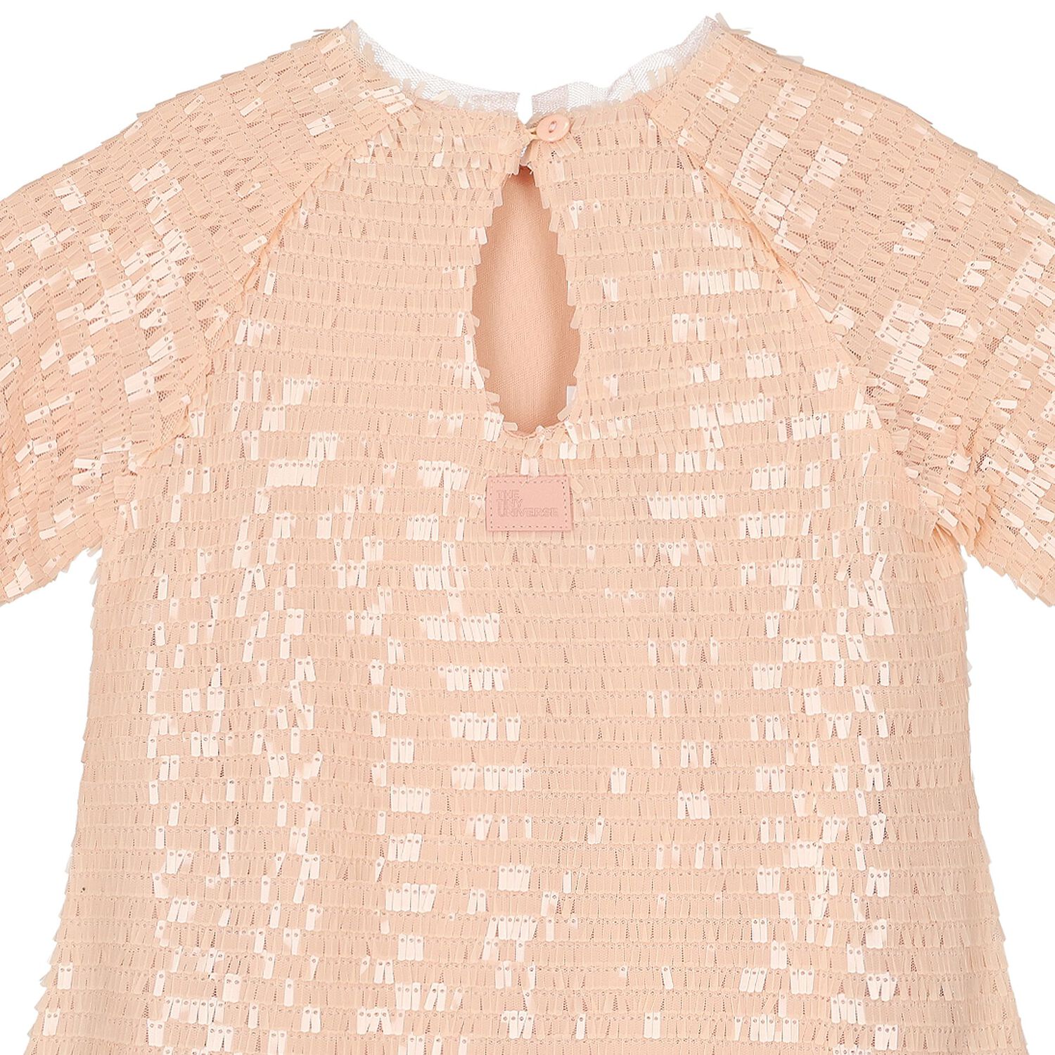 Girls Pink Sequin Dress, 1, hi-res