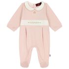 Baby Girls Pink Logo Babygrow Gift Set, 1, hi-res