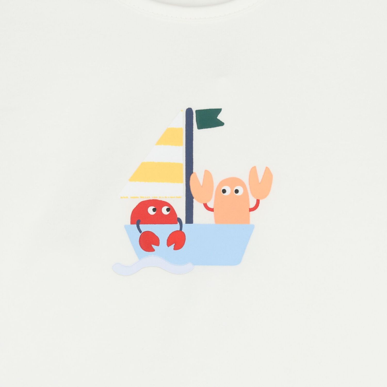 طقم شورت للأطفال البنات بالألوان الأبيض والأزرق والأصفر (عبوة من قطعتين), 1, hi-res