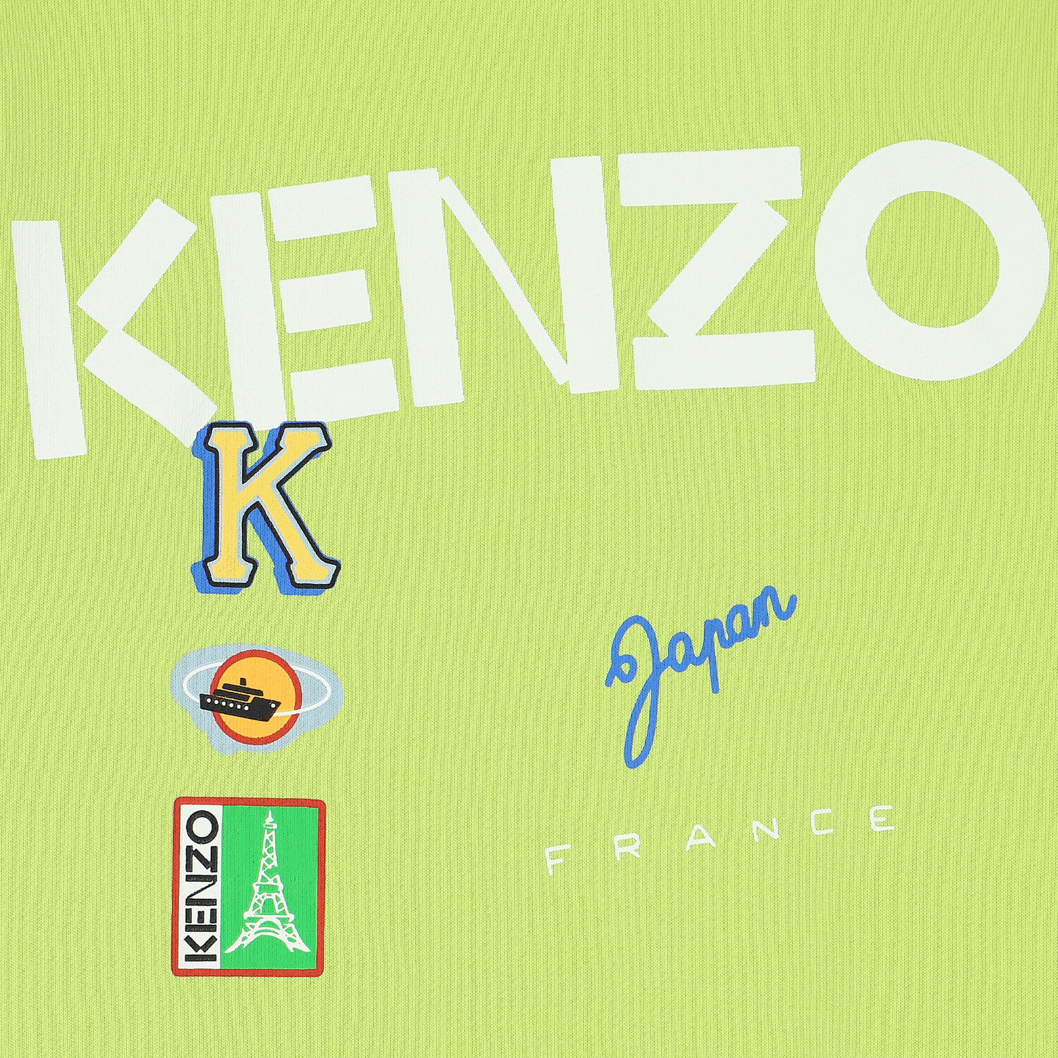 Boys Green Logo Sweatshirt, 1, hi-res