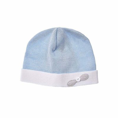 Baby Boys Blue Knit Hat