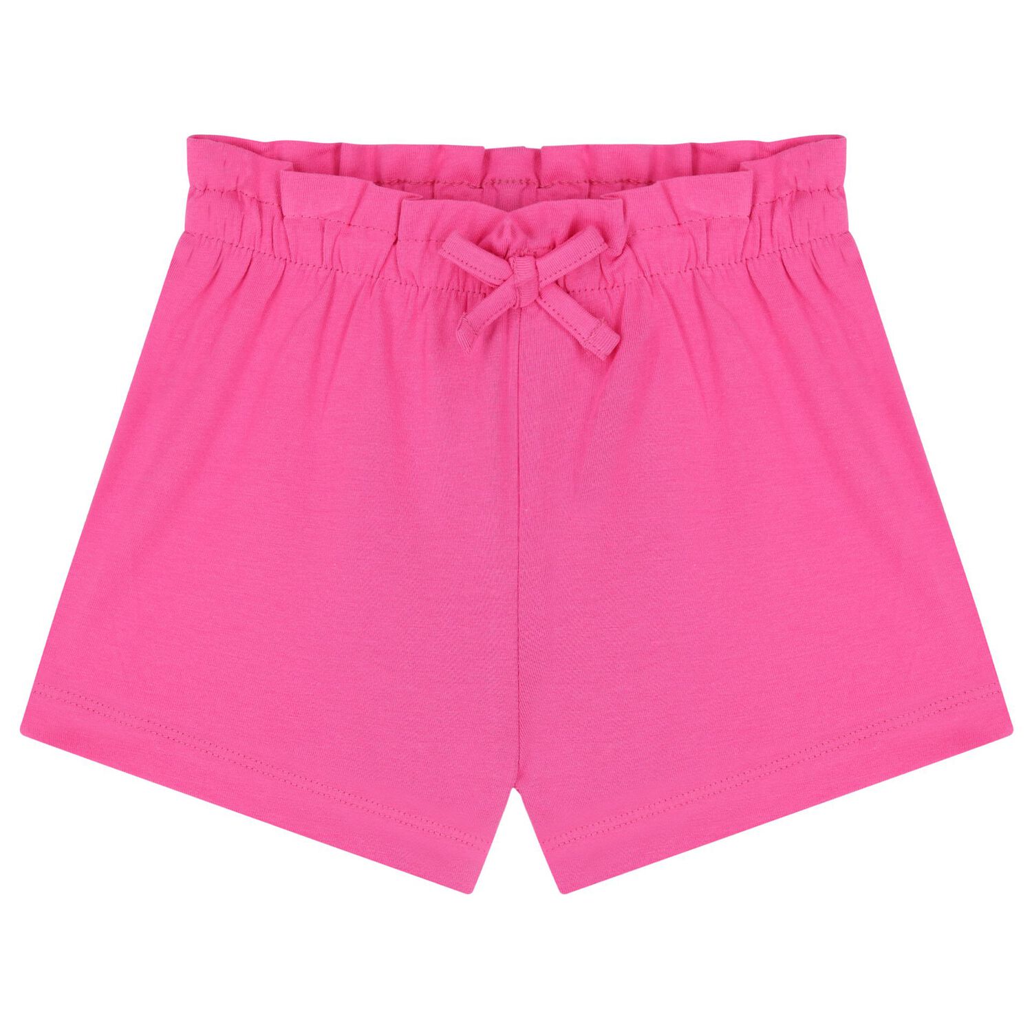 Younger Girls White & Pink Shorts Set, 1, hi-res image number null