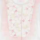 Baby Girls White Floral Babygrow, 1, hi-res