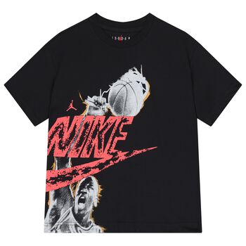 Boys Black Logo T-Shirt