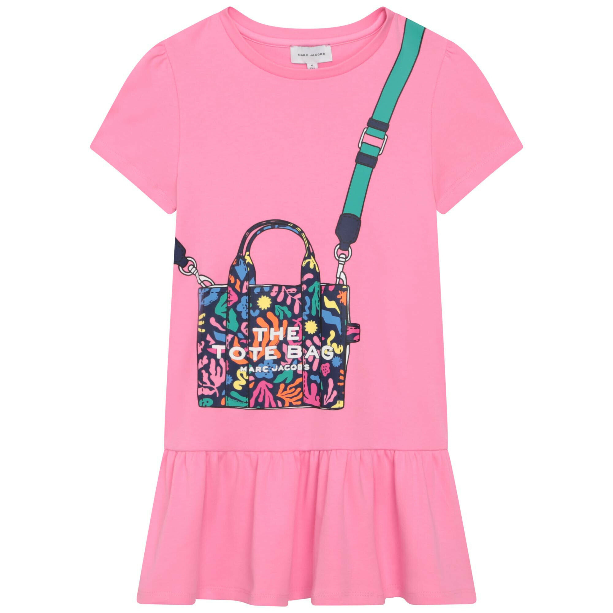 MARC JACOBS Girls Pink Logo Bag Dress Junior Couture Bahrain