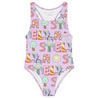 Girls Purple Swimsuit, 1, hi-res