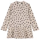 Girls Beige & Black Spot Dress Set, 2, hi-res