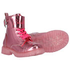 Girls Pink Logo Boots, 1, hi-res