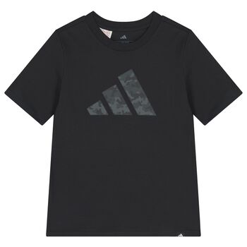 Boys Black Logo T-Shirt