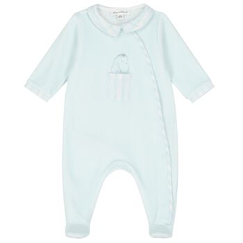 Baby Boys Blue Babygrow
