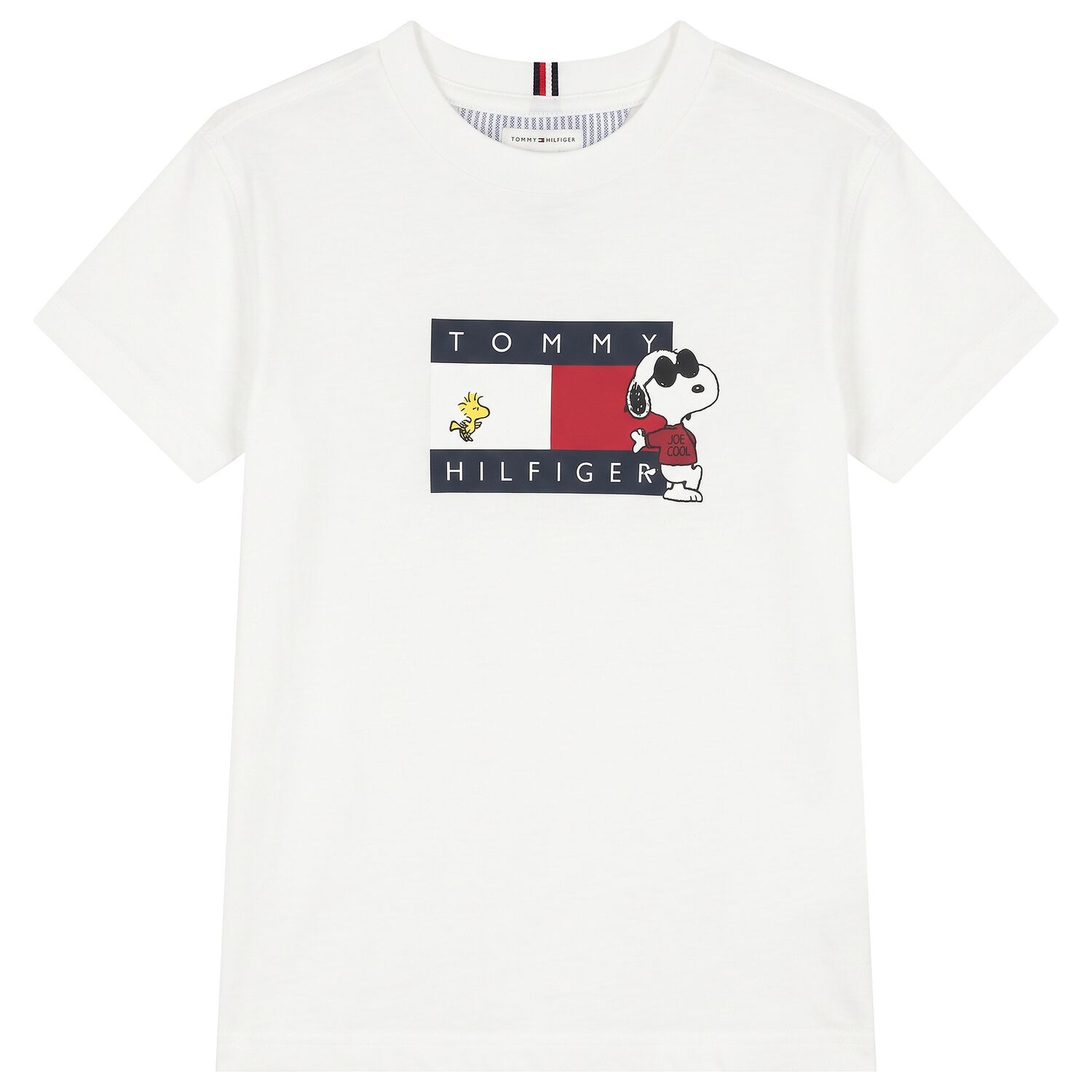 Boys White Snoopy Logo T-Shirt, 3, hi-res