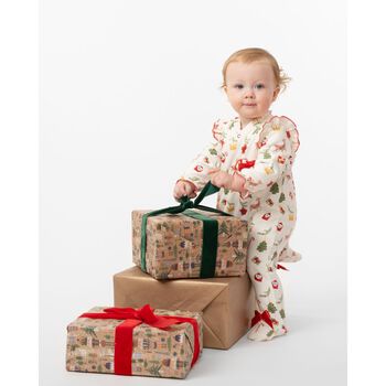 Baby Girls Ivory Babygrow Set