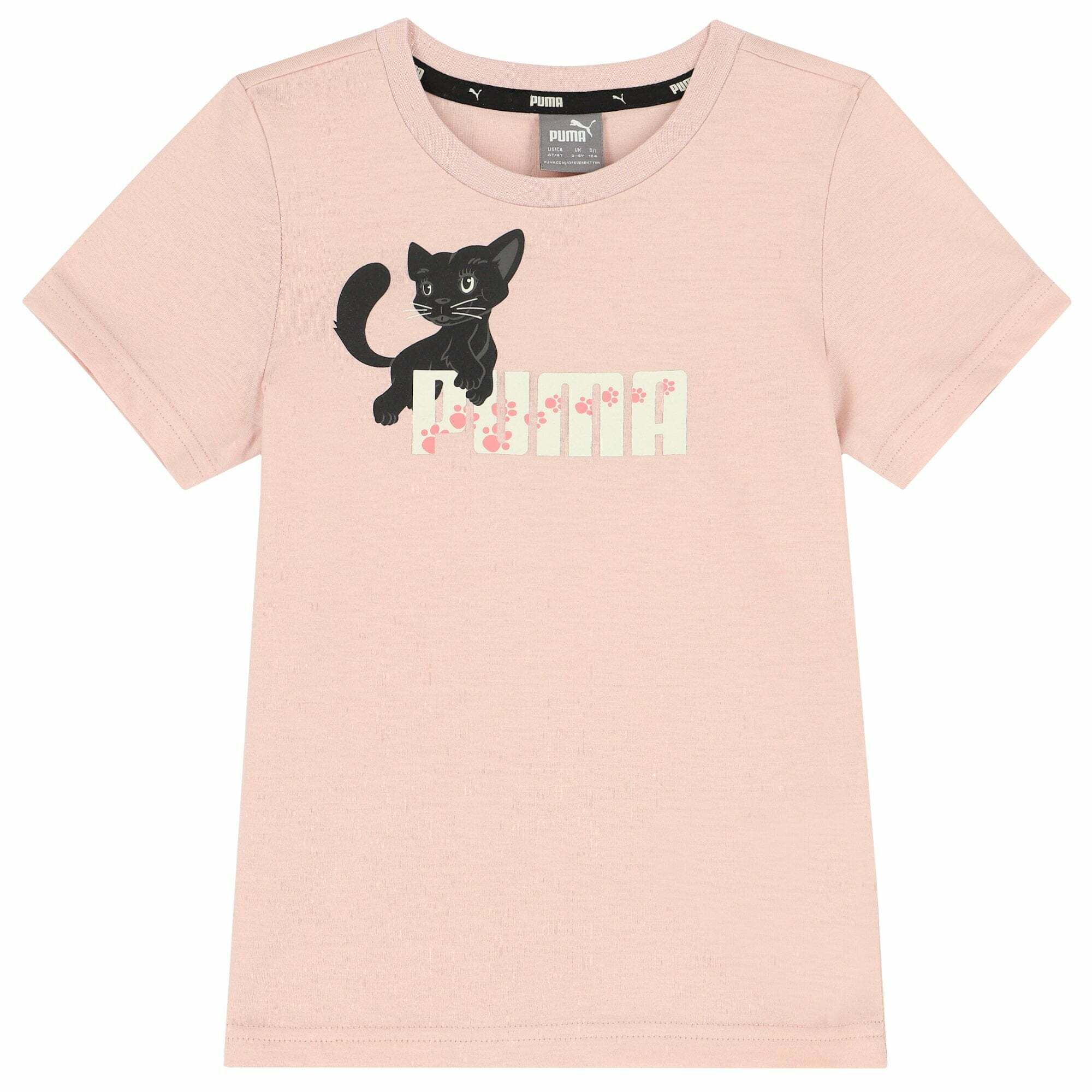 Puma Girls Pink Logo T-Shirt 