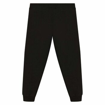 Boys Black Logo Sweatpants