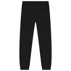 بنطلون رياضي أولاد بالشعار باللون الأسود, 2, hi-res