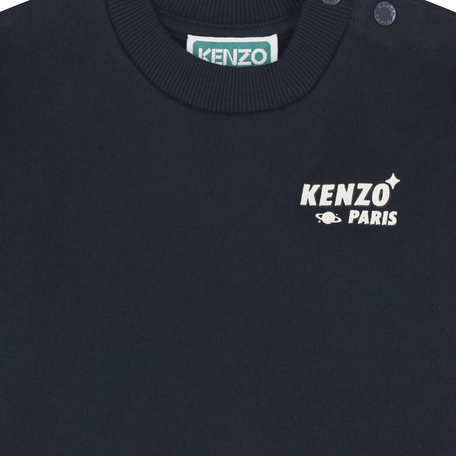 سويت شيرت بشعار النمر باللون الأزرق الداكن للأولاد الصغار, 1, hi-res