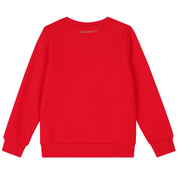 Boys Red Logo Sweatshirt