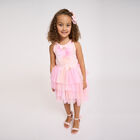Girls Pink Ombre Tulle Skirt, 1, hi-res