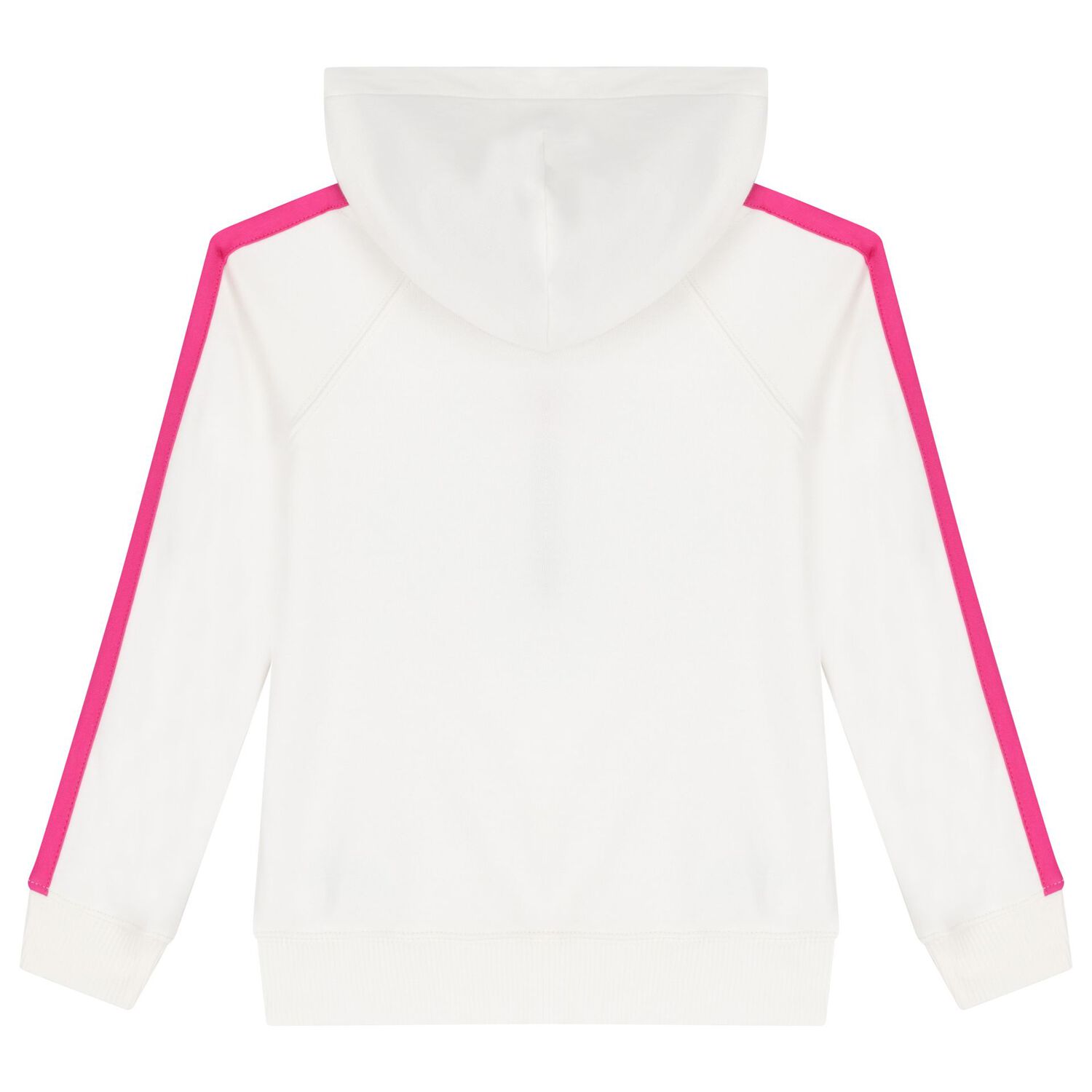 Girls White Logo Hooded Top, 1, hi-res image number null