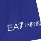 شورت اولاد للسباحه بالشعار باللون الازرق, 1, hi-res