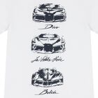 Boys White Logo T-Shirt, 1, hi-res