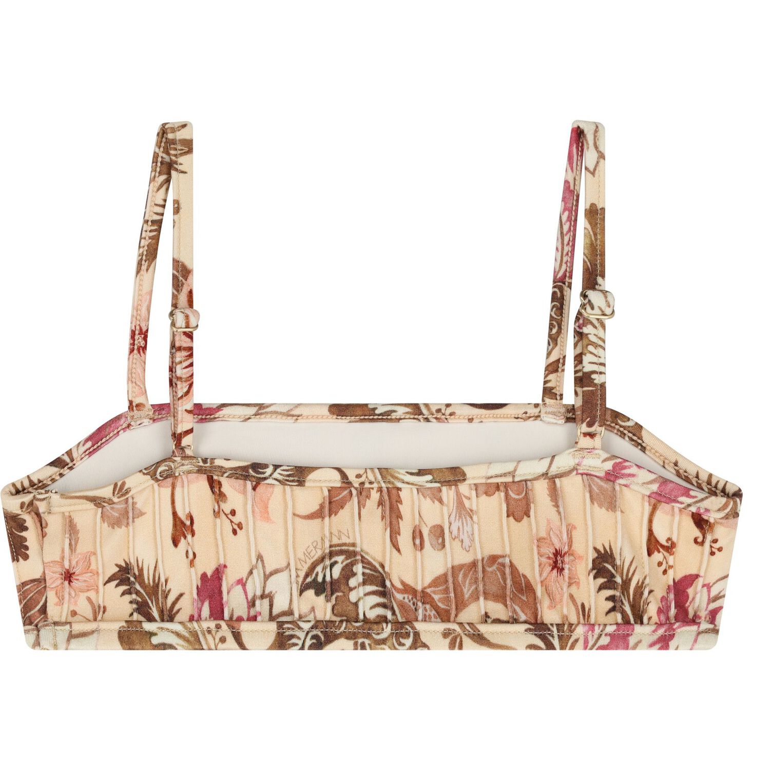 Girls Pink Floral Bikini, 1, hi-res