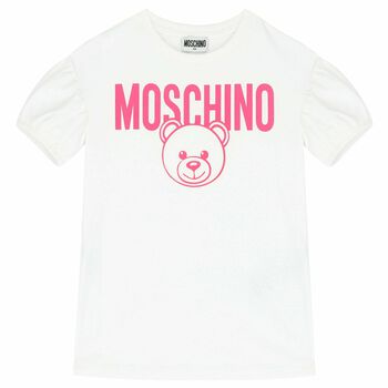 Girls White Logo T-Shirt