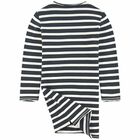 Girls Black & White Logo Dress, 1, hi-res