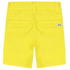 Younger Boys Yellow Shorts, 3, hi-res