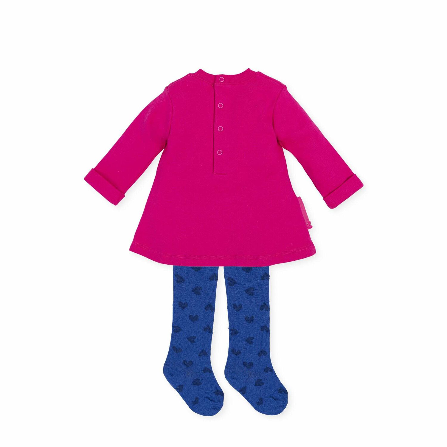Girls Pink Rainbow Dress, 1, hi-res image number null
