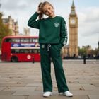Girls Green Logo Sweatshirt, 1, hi-res