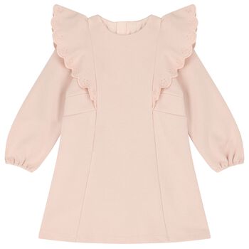 Younger Girls Logo Pink Dress