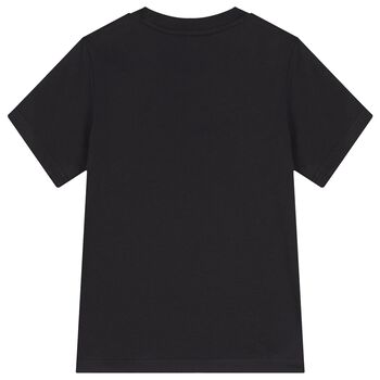 Boys Black Logo T-Shirt